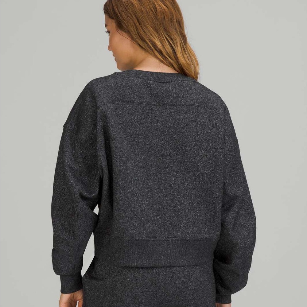 Lululemon Perfectly Oversized Cropped Crew *Spark - Picture 2 of 5